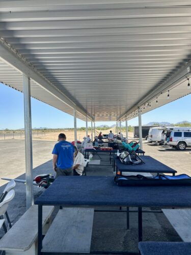 Members prepping